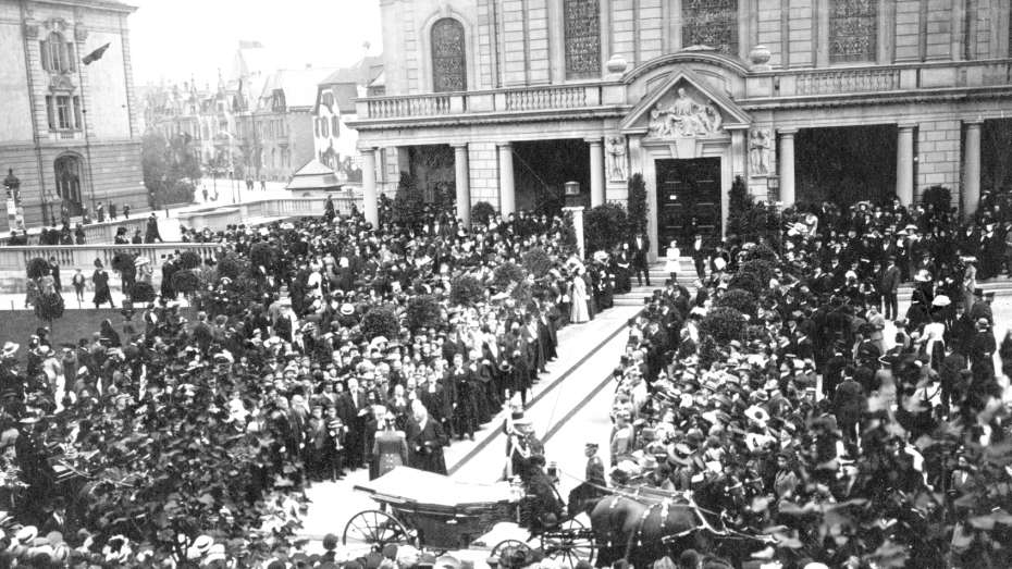 Einweihung der Christuskirche am 1.10.1911