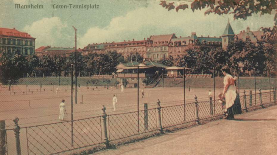 Spielstätten des Lawn-Tennis-Club, gegründet 1900