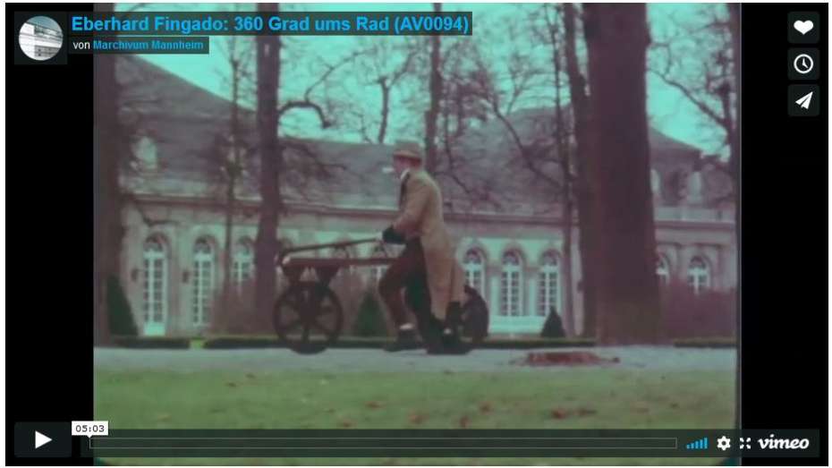 Screenshot aus "360 Grad ums Rad" von Eberhard Fingado