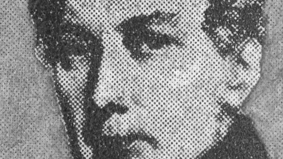 Schwarz-Weiß-Porträt von Maximilian Joseph Chelius