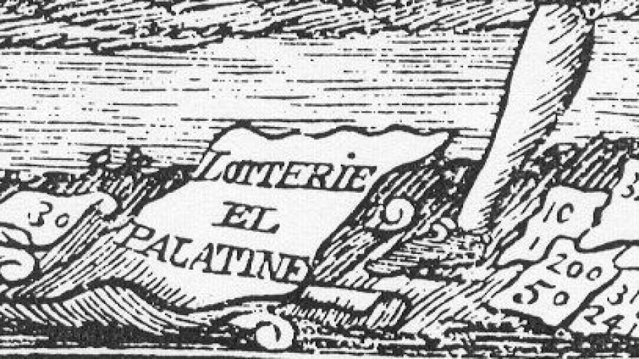 Zeichnung eines Lottoscheins