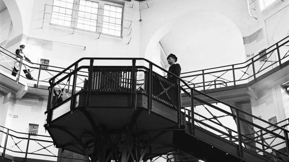 Aufnahme von Roden-Press im Mannheimer Gefängnis