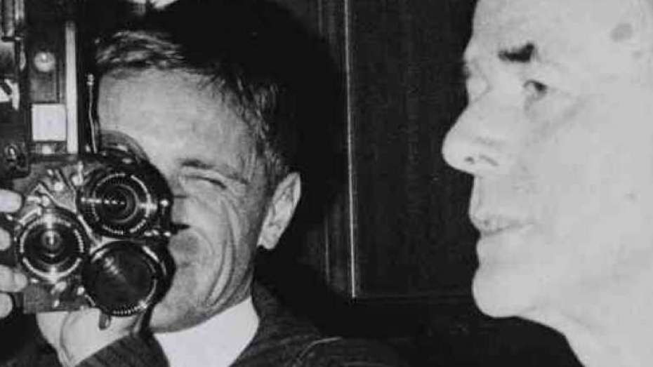 Albert Speer mit Pressefotografen