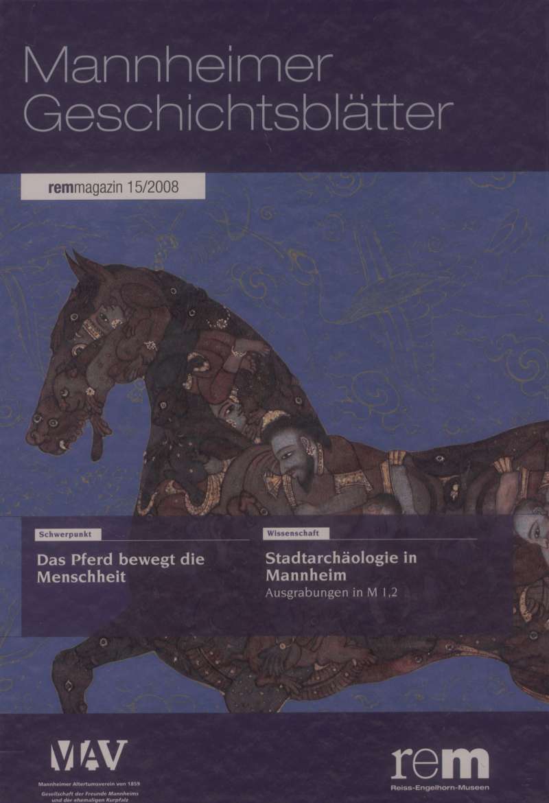 Cover-Abbildung:Cover: Mannheimer Geschichtsblätter 15/2008