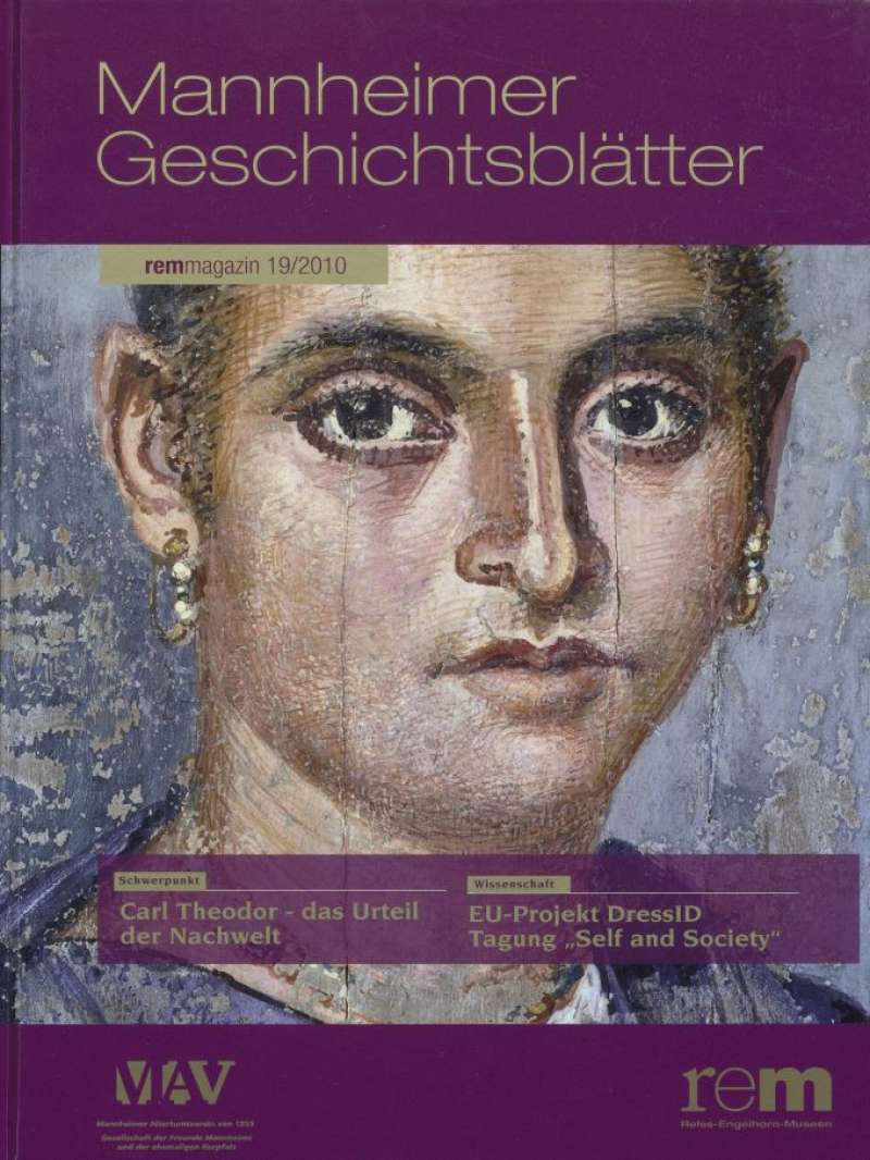 Cover-Abbildung: Mannheimer Geschichtsblätter 19/2010