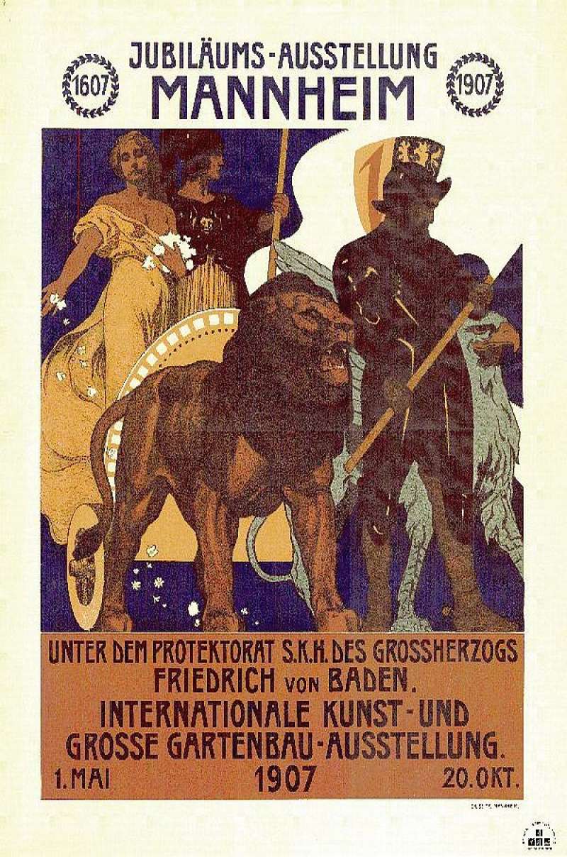 Abbildung:Jubiläums-Ausstellung Mannheim 1907