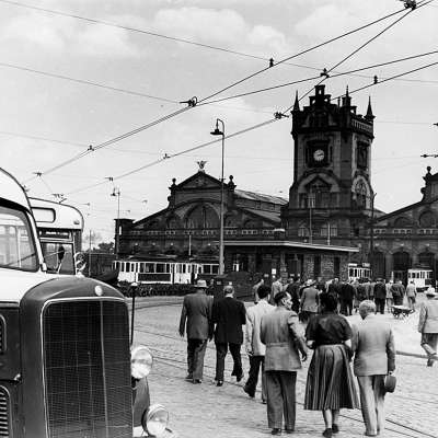 1953 - Straßenbahndepot Collini-Straße 
