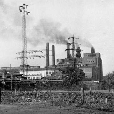 1949 - Das Grosskraftwerk in Neckarau 
