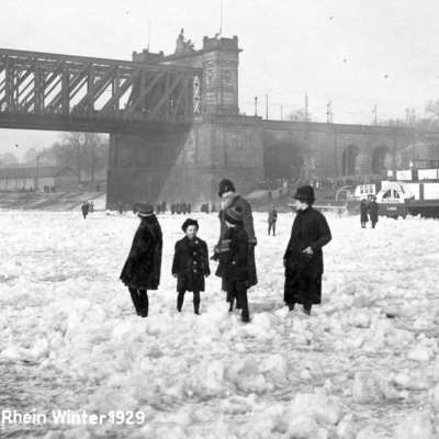 1929 - Der Rhein ist zugefroren 