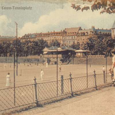 1910 - Lawn-Tennisplatz am Goetheplatz 