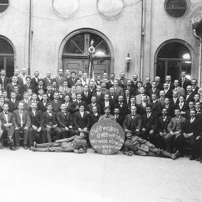 Turnverein 1884 Neckarau, Mobilmachung der männlichen Mitglieder 