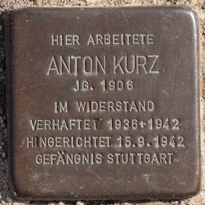 Stolperstein Anton Kurz