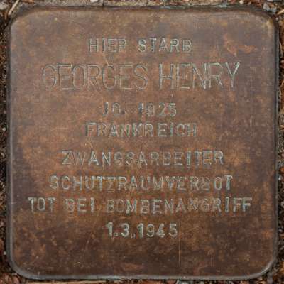 Stolperstein für Georges Henry