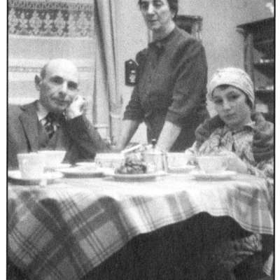 Otto, Frieda und Lotte Michel 1938. Letztes gemeinsames Foto