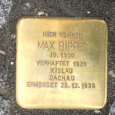 Stolperstein für Max Bippes