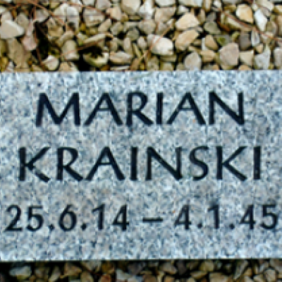 Grabstein von Marian Krainski auf dem Mannheimer Hauptfriedhof