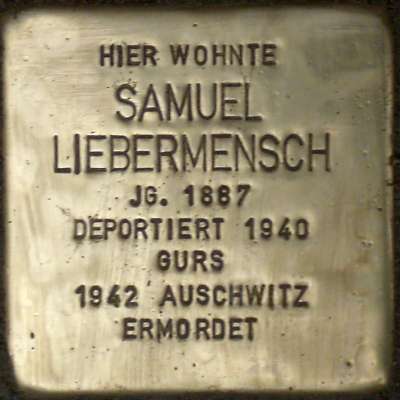 Stolperstein Samuel Liebermensch