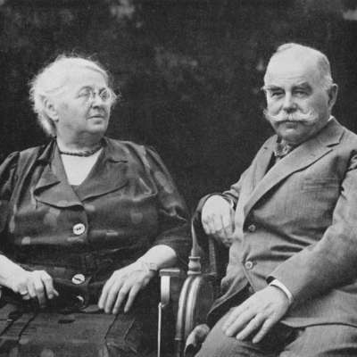 Dr. Heinrich Wetzlar mit Ehefrau Therese