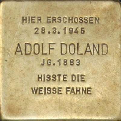 Stolperstein für Adolf Doland