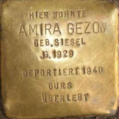 Stolperstein für Amira Gezow