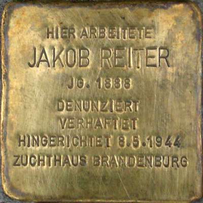 Stolperstein für Jakob Reiter