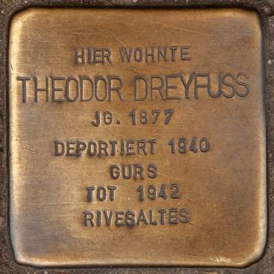 Stolperstein für Theodor Dreyfuss