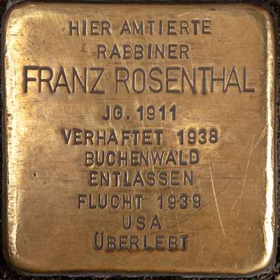 Stolperstein für Franz Rosenthal