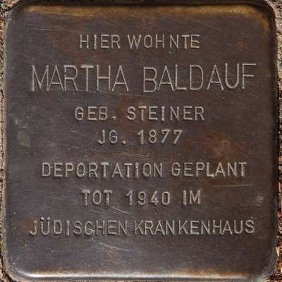 Stolperstein für Martha Baldauf