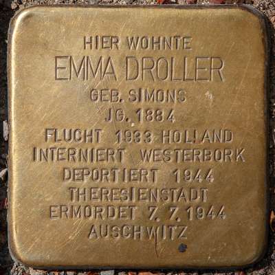 Stolperstein für Emma Droller