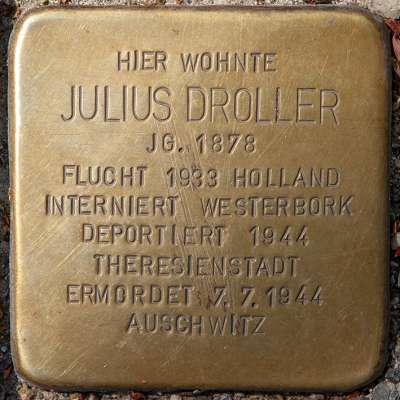 Stolperstein für Julius Droller