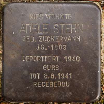 Stolperstein für Adele Stern geb. Zuckermann