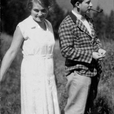Hedwig und Paul Eppstein im Sommerurlaub im Kleinwalsertal, 1937