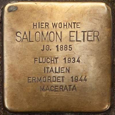 Stolperstein für Salomon Elter