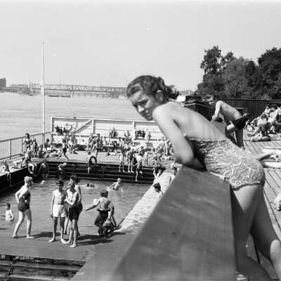 Strandbadschönheit 1953