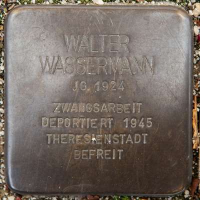 Stolperstein für Walter Wassermann