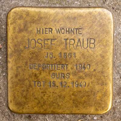 Stolperstein für Josef Traub