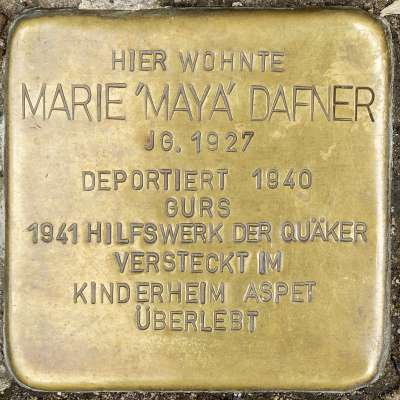 Stolperstein für Maya Dafner