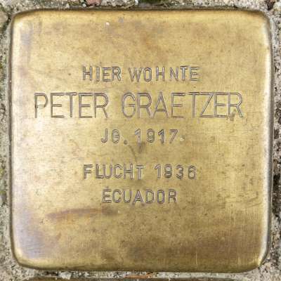 Stolperstein für Peter Graetzer