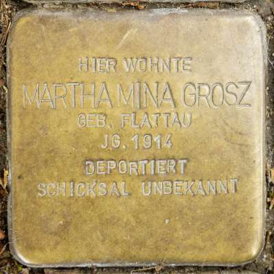 Stolperstein für Martha Grosz
