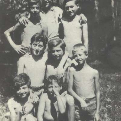 Otto und andere Jungs im Kinderheim Izieu, 1943/44