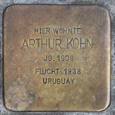 Stolperstein für Arthur Kohn