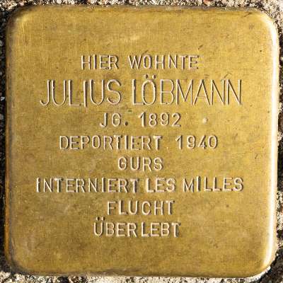 Stolperstein für Julius Löbmann