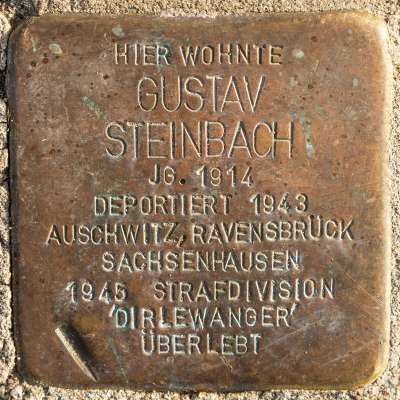 Stolperstein für Gustav Steinbach