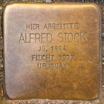 Stolperstein für Alfred Stock