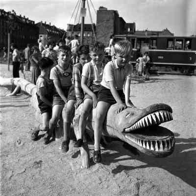 Robinson-Spielplatz, Mannheim S5, 1955
