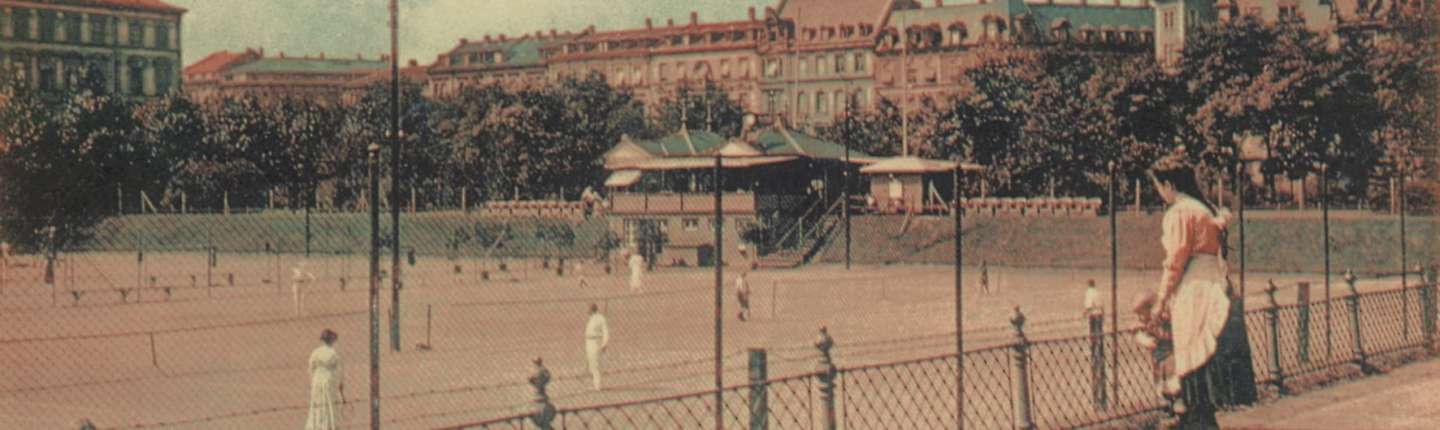 Spielstätten des Lawn-Tennis-Club, gegründet 1900