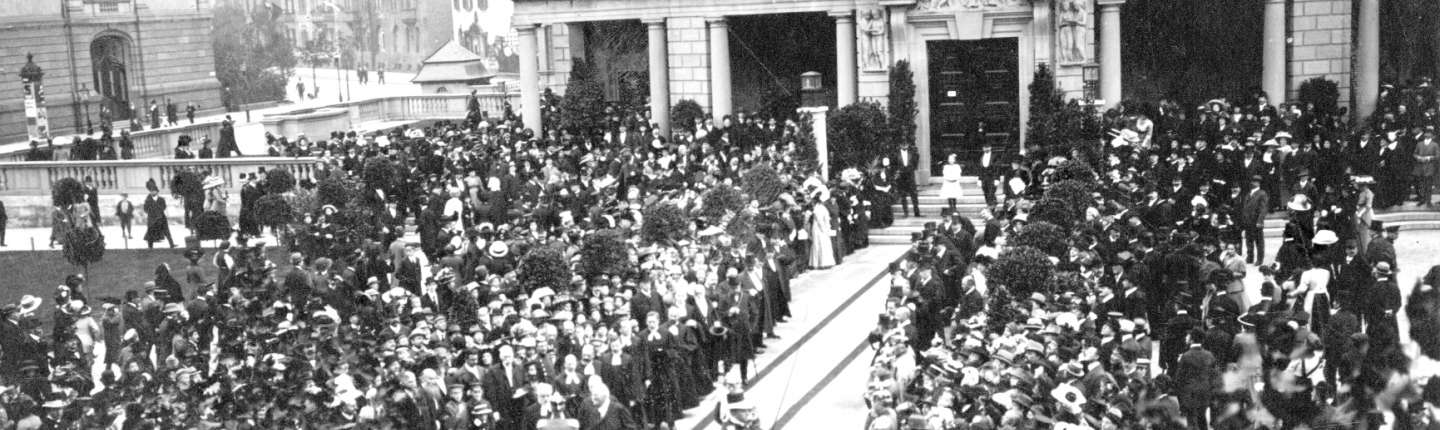 Einweihung der Christuskirche am 1.10.1911