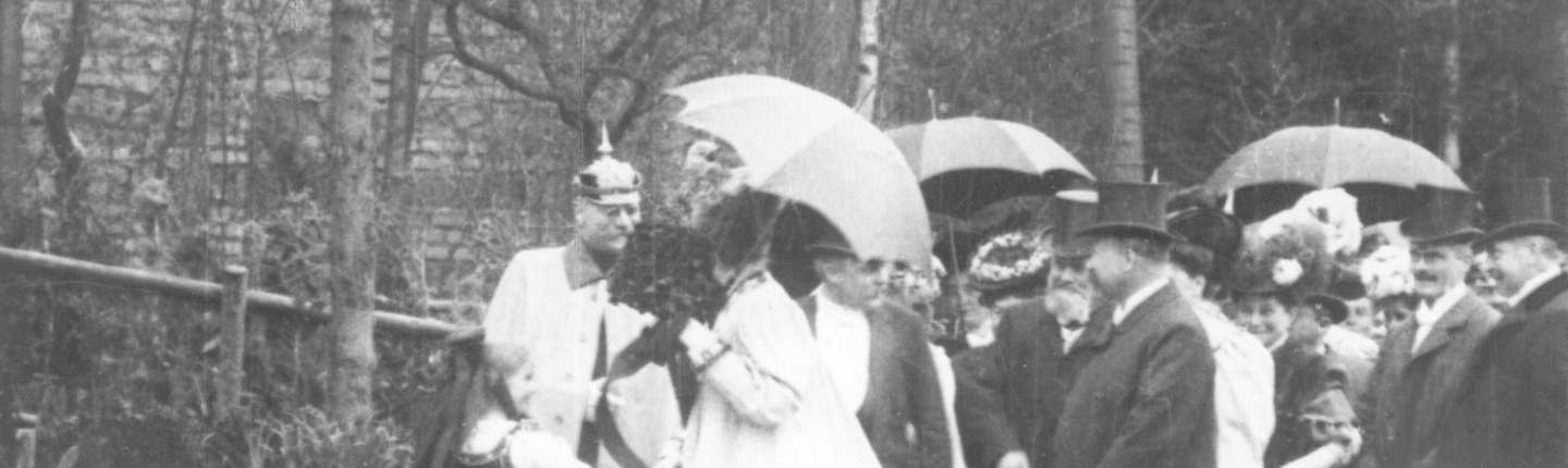Besuch des Großherzogs zur Jubiläumsausstellung 1907