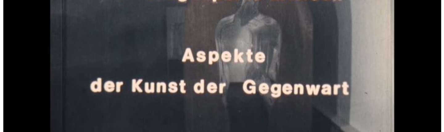 Screenshot des Films zur Ausstellung "Der Ausgesparte Mensch, Aspekte der Kunst der Gegenwart", die in der Kunsthalle Mannheim 1975 lief
