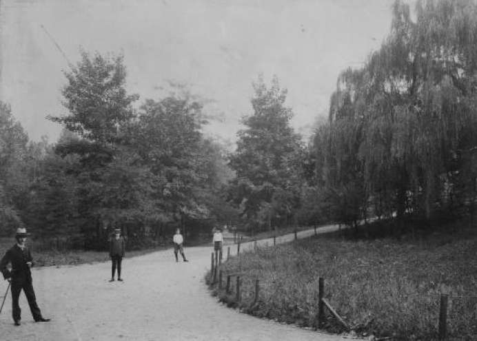 Luisenpark, um 1900